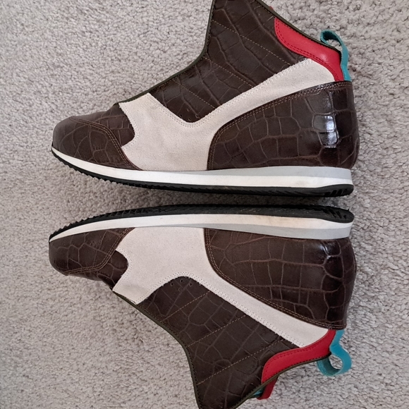 Aliveshoes $B$ CU$TOM RUNNER-BASKET HYBRID By Sacha Raeburn size 7 - Picture 9 of 14